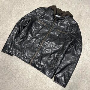 Black Leather Levi’s Biker Jacket